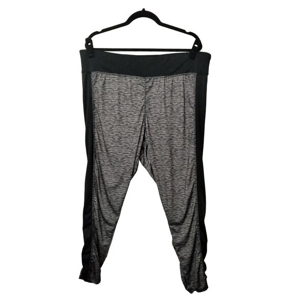 Zone Pro Womens Plus Size 3X Leggings Gray Activewear Workout Athletic Pants - Picture 2 of 7